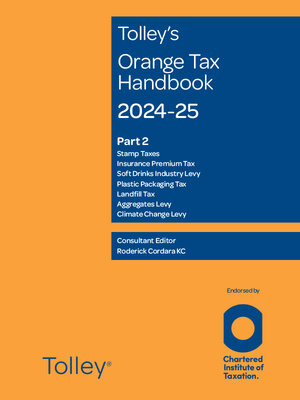 cover image of Tolley's Orange Tax Handbook